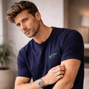 Ayrton Senna Collection Navy Graphic T-Shirt – Size XG (Extra Large)